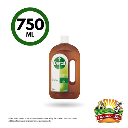 Dettol Antiseptic Liquid 750ml "PICKUP FROM FARMER JOE SUPERMARKET VAITELE ONY"