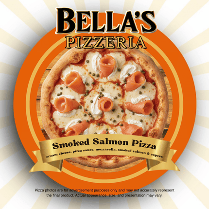 Smoked Salmon Pizza "PICKUP FROM BELLAS KITCHEN, TAUESE, APIA"