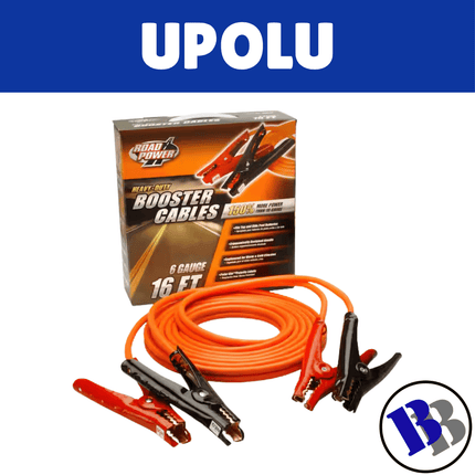 Booster Cable 6 Gauge x 16 Road Power - "PICKUP FROM BLUEBIRD LUMBER & HARDWARE"