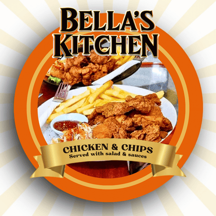 Chicken and Chips "PICKUP FROM BELLAS KITCHEN, TAUESE, APIA"