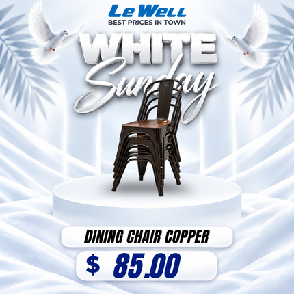 Dining Chair Copper (H660) (PICK UP FROM LE WELL COMPANY SAVALALO ONLY)