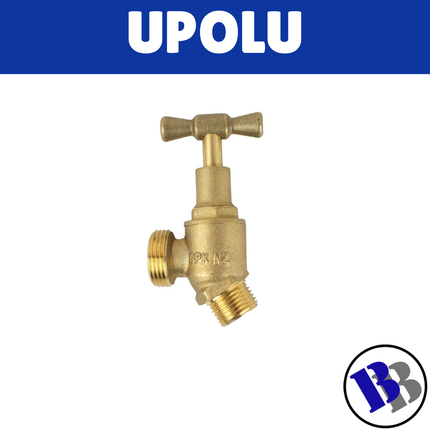 Hose Tap Male 15mm Brass Ten - "PICK UP AT BLUEBIRD LUMBER HARDWARE UPOLU ONLY"