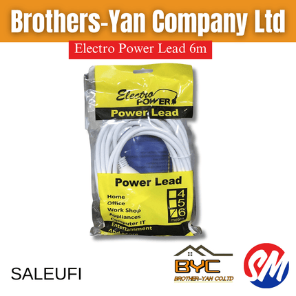 Electro Power Lead 6m - "PICKUP AT BROTHERS YAN UPOLU"