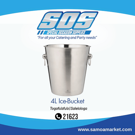 4L Ice-Bucket "Pick Up From S.O.S LTD, Togafuafua"