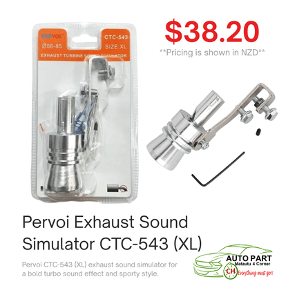 Pervoi Exhaust Sound Simulator CTC-543 (XL) "PICKUP FROM AUTO PARTS, MATAUTU"