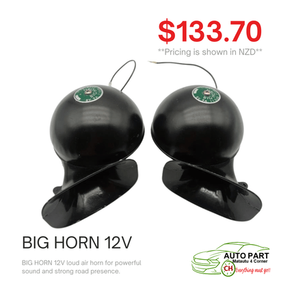 BIG HORN 12V "PICKUP FROM AUTO PARTS, MATAUTU"