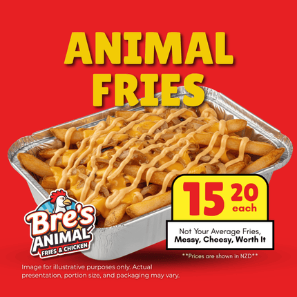 Animal Fries "PICKUP FROM BRE'S ANIMAL FRIES AT VAILIMA"