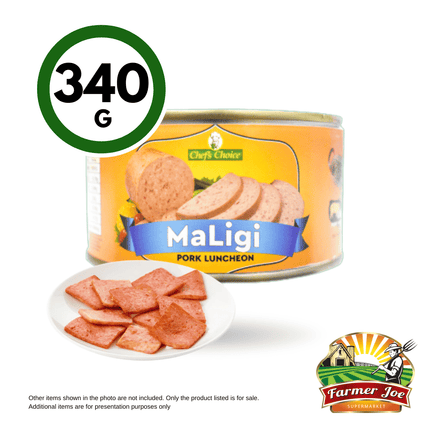 Chefs Choice Maligi Pork Luncheon 340g "PICKUP FROM FARMER JOE SUPERMARKET VAITELE ONLY"
