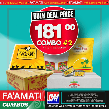 FA'AMATI COMBO #2 "PICKUP FROM AH LIKI WHOLESALE"