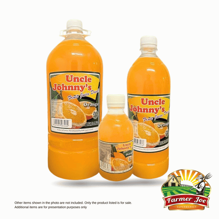 Uncle Johnny's Orange Juice "PICKUP FROM FARMER JOE SUPERMARKET VAITELE ONLY"