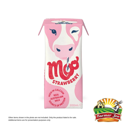 Devondale Strawberry Moo 200mls "PICKUP FROM FARMER JOE SUPERMARKET VAITELE ONLY"