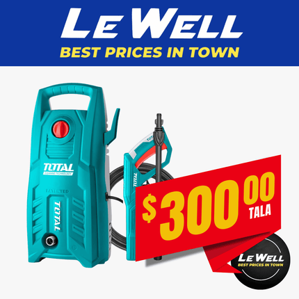 Total High Pressure Wash 1400W (PICK UP FROM LE WELL COMPANY SAVALALO ONLY)