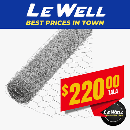Chicken Wire 1.2/50m (PICK UP FROM LE WELL COMPANY SAVALALO ONLY)