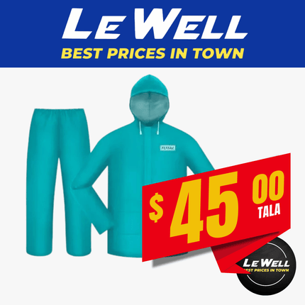 Total Rain Suit Large (PICK UP FROM LE WELL COMPANY SAVALALO ONLY)