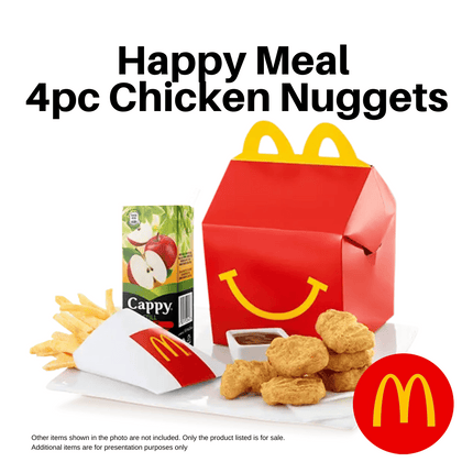Happy Meal - 4pc Chicken Nuggets "PICK UP FROM MCDONALD'S, APIA"