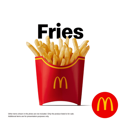 Fries "PICK UP FROM MCDONALD'S, APIA"