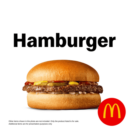 Hamburger "PICK UP FROM MCDONALD'S, APIA"