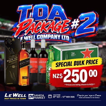 TOA PACKAGE #2 (PICK UP FROM LE WELL COMPANY SAVALALO ONLY)