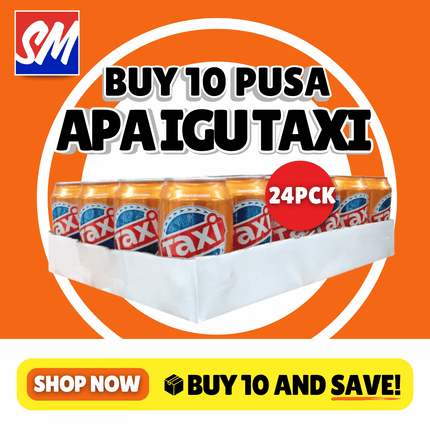 10 x Boxes Taxi Cans Assorted Apa Igu 24x330mls