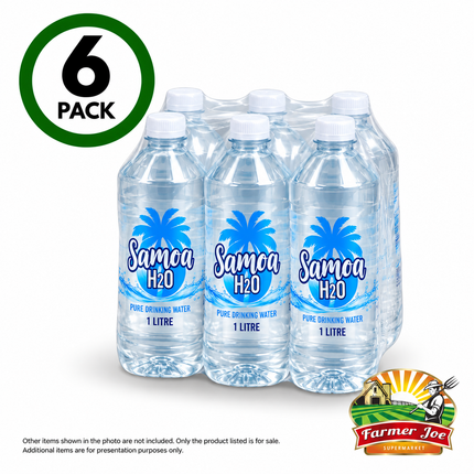Samoa H20 Artesian Water - 6 x 1Ltr "PICKUP FROM FARMER JOE SUPERMARKET VAITELE ONLY"