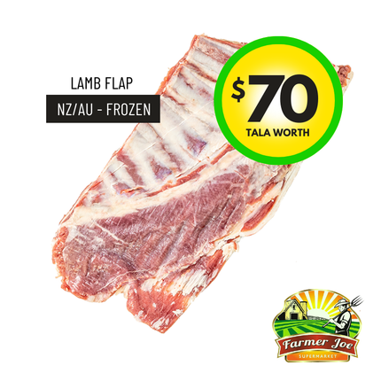 Lamb Flaps $70 Tala Value - "PICKUP FROM FARMER JOE SUPERMARKET UPOLU ONLY"