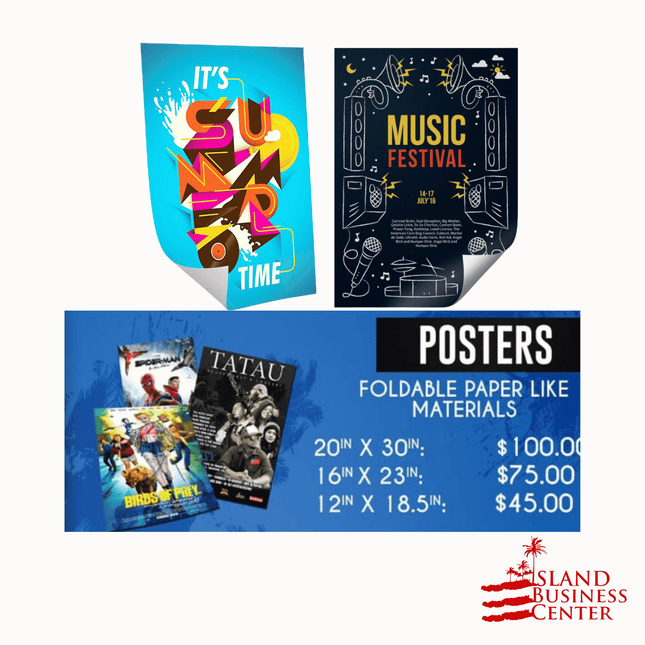 Posters "PICKUP FROM ISLAND BUSINESS CENTER at FUGALEI"