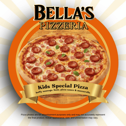 Kids Special Pizza "PICKUP FROM BELLAS KITCHEN, TAUESE, APIA"
