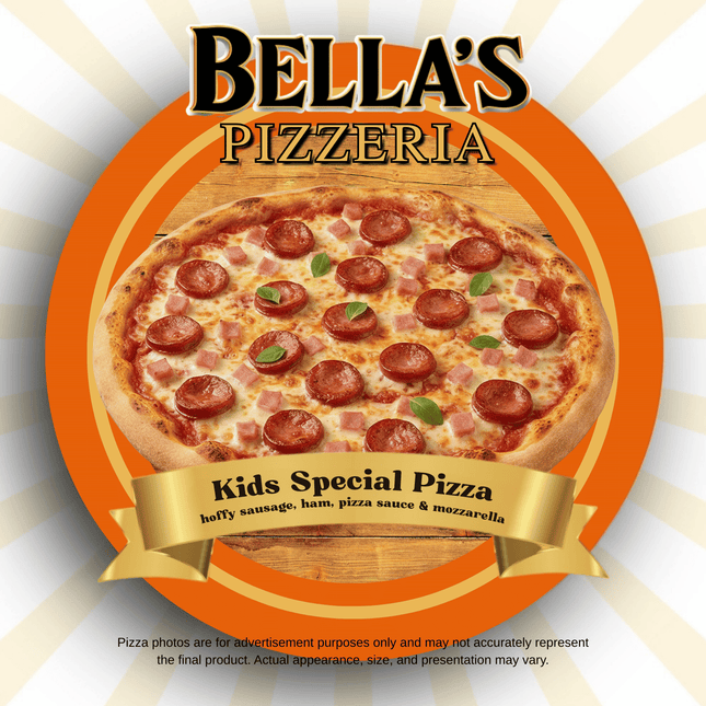 Kids Special Pizza "PICKUP FROM BELLAS KITCHEN, TAUESE, APIA"