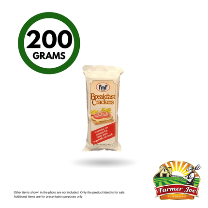 FMF Breakfast Crackers 200g "PICKUP FROM FARMER JOE SUPERMARKET VAITELE ONLY"