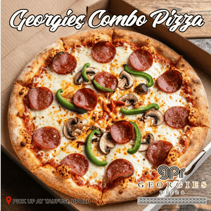 Georgie's Combo Pizza “PICKUP FROM GEORGIES PIZZA TAUFUSI, UPOLU”