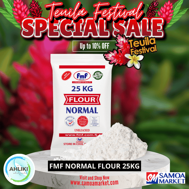 FMF Normal Flour Taga Falaoa Mata 25Kg "PICKUP FROM AH LIKI WHOLESALE"