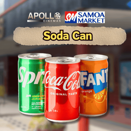 Soda Can - "DRINK FROM APOLLO CINEMAS"