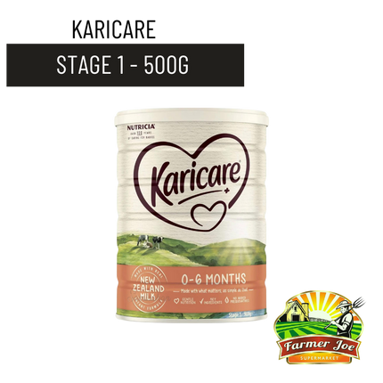 Karicare Stage 1 500g "PICKUP FROM FARMER JOE SUPERMARKET UPOLU ONLY"