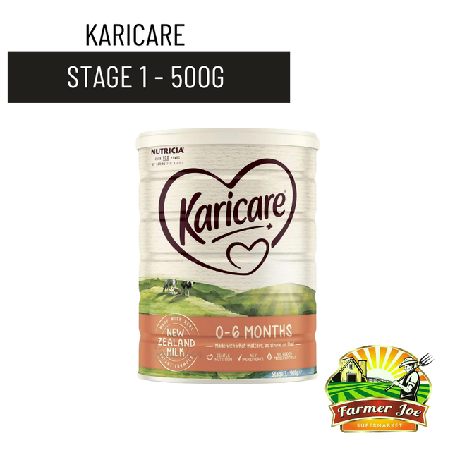 Karicare Stage 1 500g "PICKUP FROM FARMER JOE SUPERMARKET UPOLU ONLY"