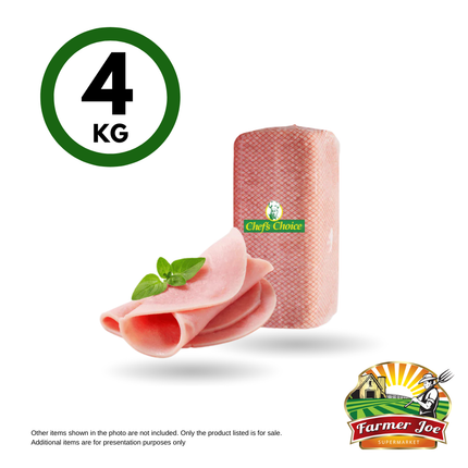 Chefs Choice Local Ham 4Kg - "PICKUP FROM FARMER JOE SUPERMARKET VAITELE ONLY"
