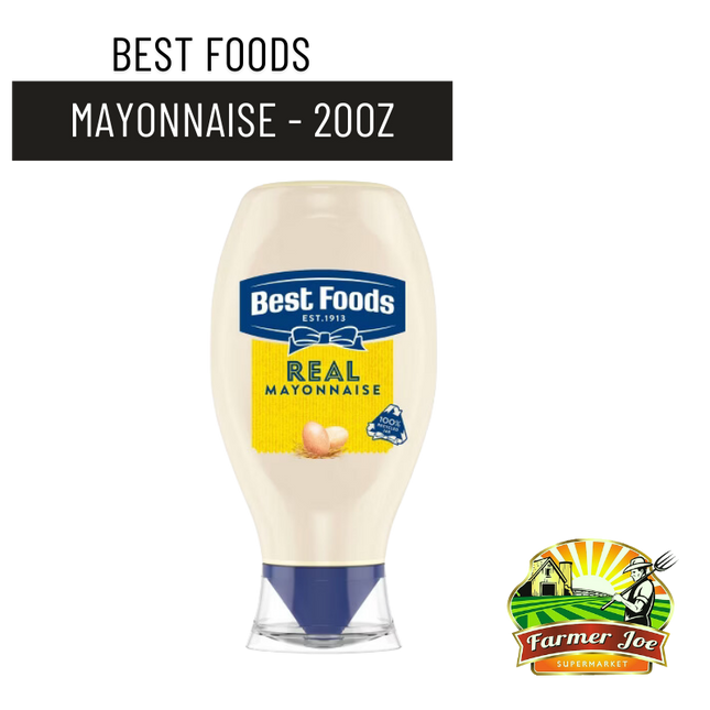 Best Foods Mayonnaise 20oz "PICKUP FROM FARMER JOE SUPERMARKET UPOLU ONLY"