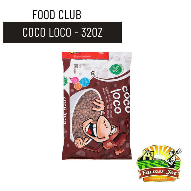 Food Club Coco Loco Cereal 32oz "PICKUP FROM FARMER JOE SUPERMARKET UPOLU ONLY"