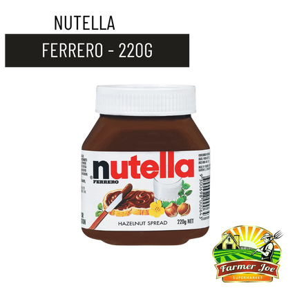 Nutella Ferrero 220g "PICKUP FROM FARMER JOE SUPERMARKET UPOLU ONLY"