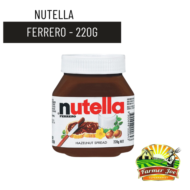 Nutella Ferrero 220g "PICKUP FROM FARMER JOE SUPERMARKET UPOLU ONLY"