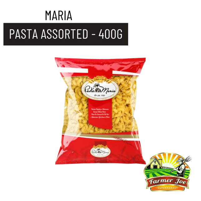 Pasta Maria Assorted 400g "PICKUP FROM FARMER JOE SUPERMARKET UPOLU ONLY"