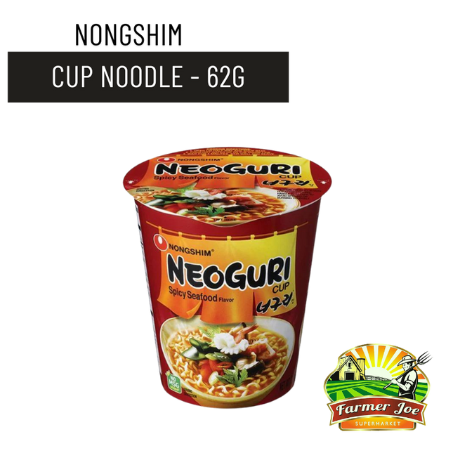 Nongshim Cup Noodle 62g "PICKUP FROM FARMER JOE SUPERMARKET UPOLU ONLY"