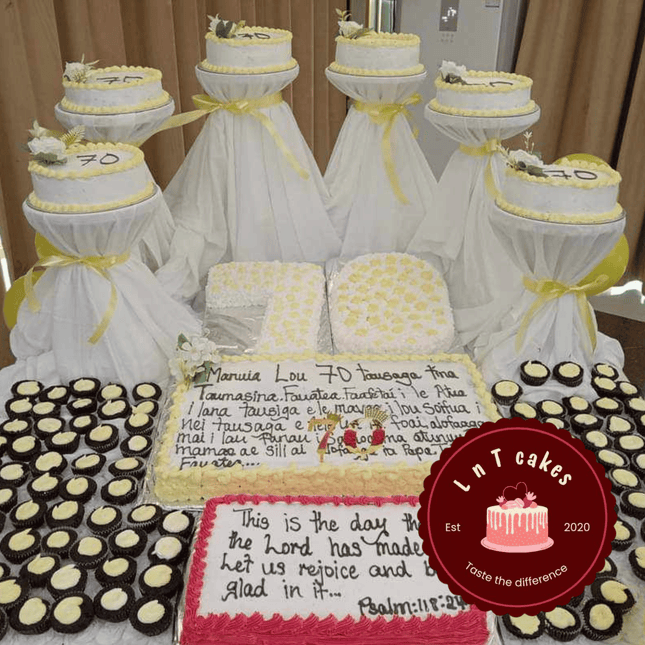 Birthday Package #3 "PICKUP FROM LNT CAKES - 24 hrs Notice before Pickup"