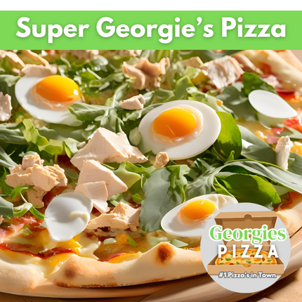 Super Georgie's Pizza “PICKUP FROM GEORGIES PIZZA TAUFUSI”