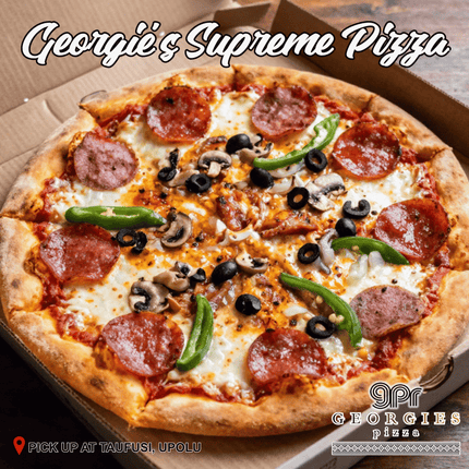 Georgie's Supreme Pizza “PICKUP FROM GEORGIES PIZZA TAUFUSI, UPOLU”