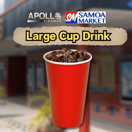Large Cup Drink - "DRINK FROM APOLLO CINEMAS"