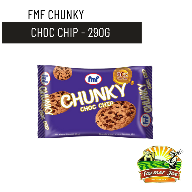 FMF Chunky Choc Chip 290g - "PICKUP FROM FARMER JOE SUPERMARKET UPOLU ONLY"