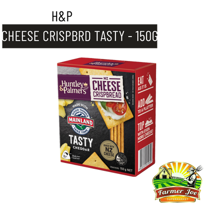 Huntley & Palmers Cheese Crispbrd Tasty 150g - "PICKUP FROM FARMER JOE SUPERMARKET UPOLU ONLY"