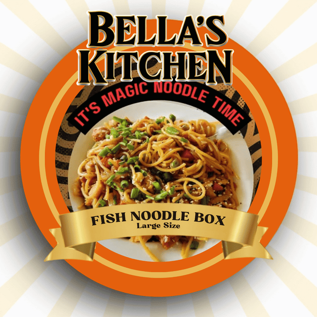 Fish Noodle Box - Large "PICKUP FROM BELLAS KITCHEN, TAUESE, APIA"
