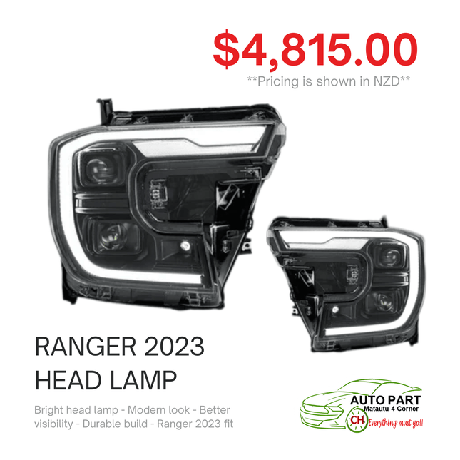 RANGER 2023 HEAD LAMP "PICKUP FROM AUTO PARTS, MATAUTU"
