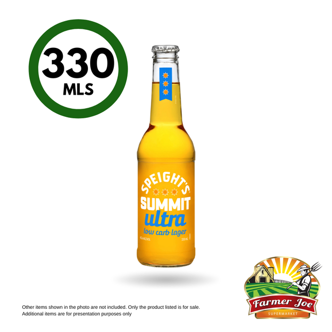 Speight's Summit Ultra 330mls [21+ ONLY] "PICKUP FROM FARMER JOE SUPERMARKET VAITELE ONLY"